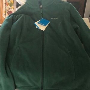 Columbia fleece zip up jacket